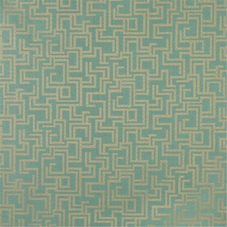 Designer Fabrics 54 In. Wide Light Blue- Geometric Outdoor- Indoor- Marine Scotchgarded Fabric F632